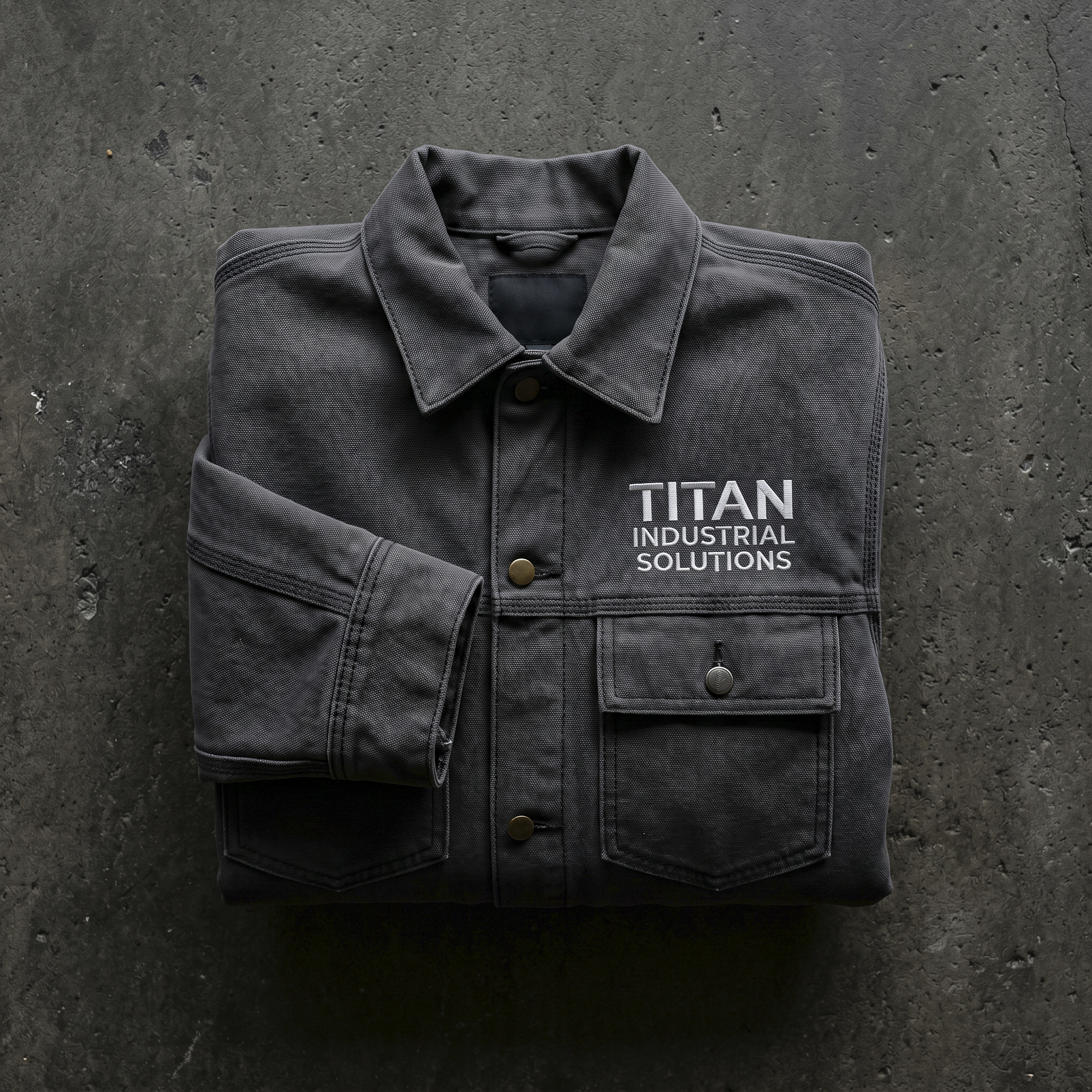 Besticktes Firmenlogo auf Arbeitskleidung — Gastro-Kette Projekt